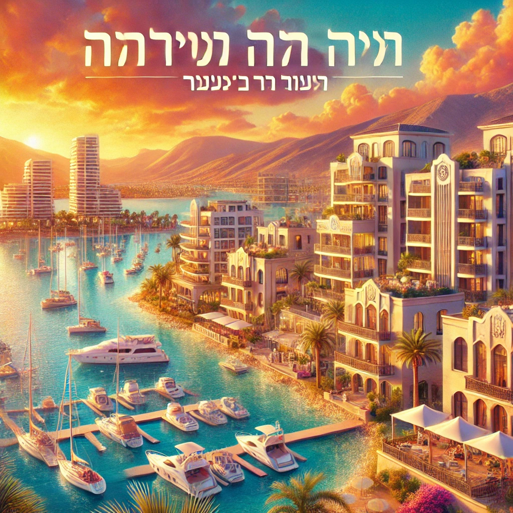 תמונה פסטורלית המציגה השקעות נדל"ן בקפריסין, עם וילות יוקרה על חוף הים, בנייני דירות מודרניים ומרינה תוססת מלאה ביאכטות. הים התיכון מנצנץ תחת אור השמש, עם הרים נופיים ועצי דקל שמוסיפים לאווירה. שמיים חמים בשעת שקיעה יוצרים תחושה מזמינה, והטקסט בעברית 'השקעות נדל ן בקפריסין' מדגיש את אפשרויות ההשקעה בנדל"ן באזור.